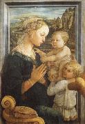 Fra Filippo Lippi, Madonna and Child with Two Angels